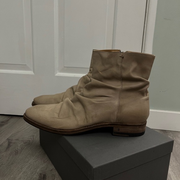 John Varvatos Richards Sharpei Leather Boot. Size 11 USA or EU 44 main image 4